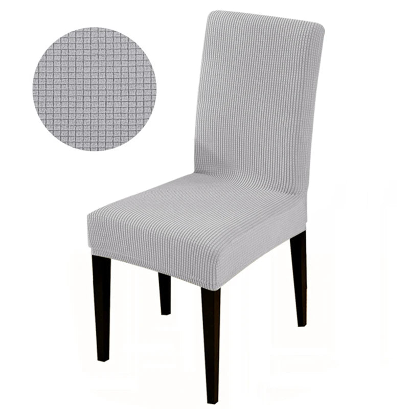 Durable Elastic Fabric Cover For Dining Chairs,Jacquard Chair Cover,Chairs Covers Stretch For Kitchens Home Living Room Decor