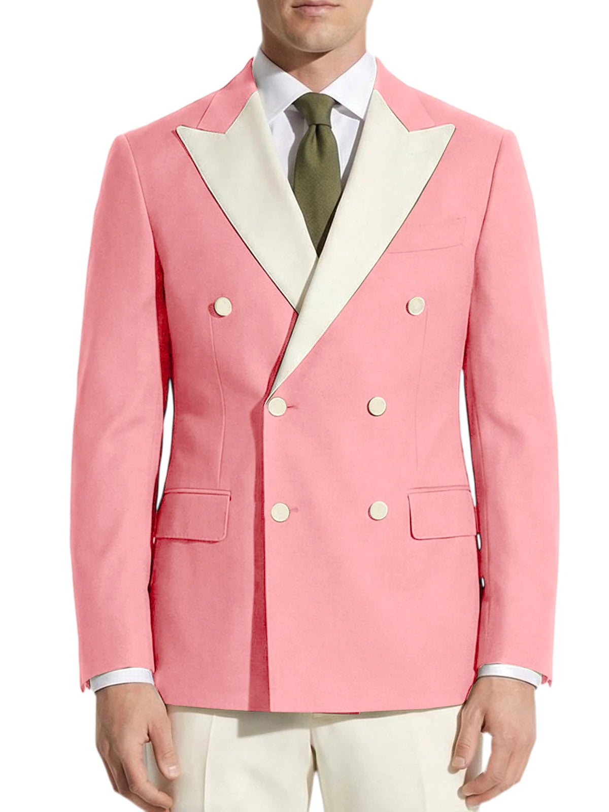 Men's Double Breasted Tuxedo Jacket For Business And Weddings