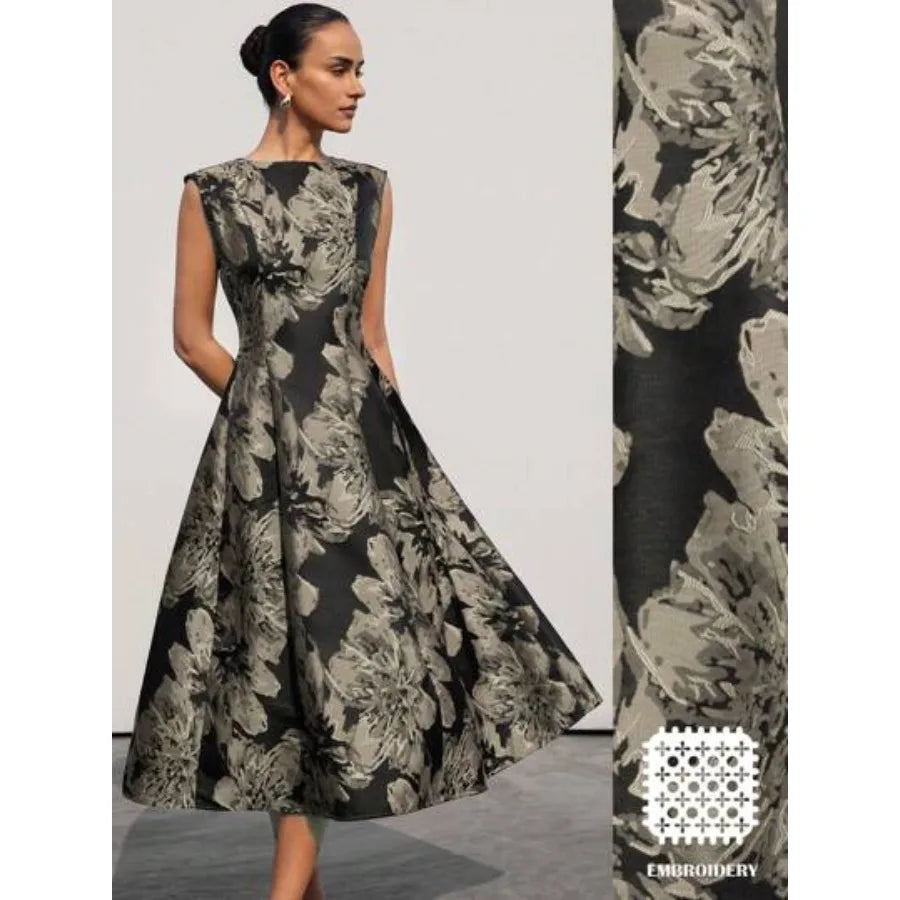 Elegant Formal Dress for Women with Minimalist Mesh Detailing