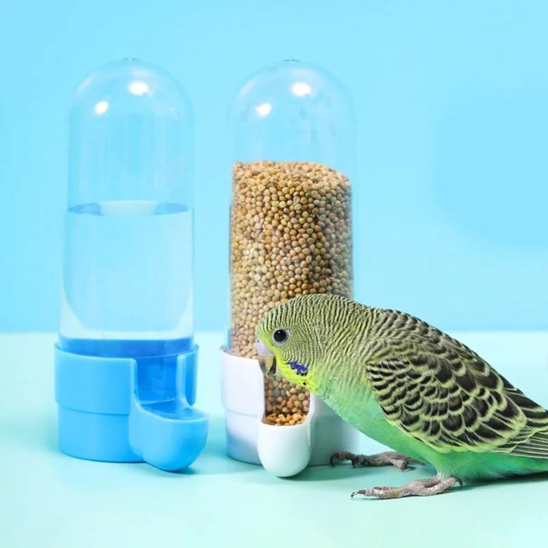 Automatic Hanging Pet Feeder and Water Dispenser for Birds