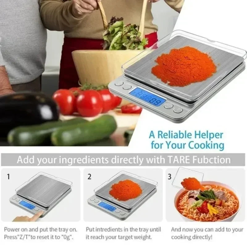 Digital Kitchen Scale With Precision Electronic Balance