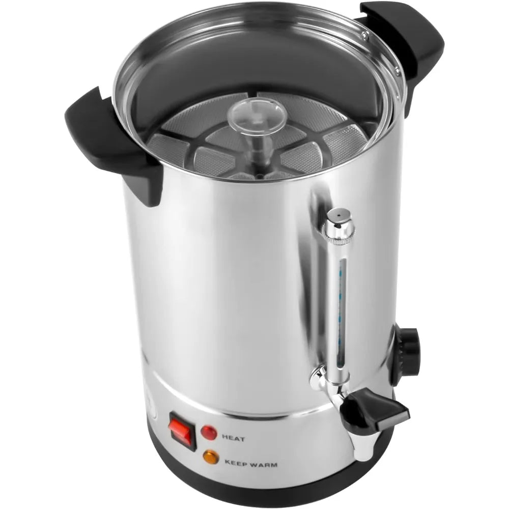 SBPKMARSCT Commercial Coffee Urn Stainless Steel Large Capacity Electric