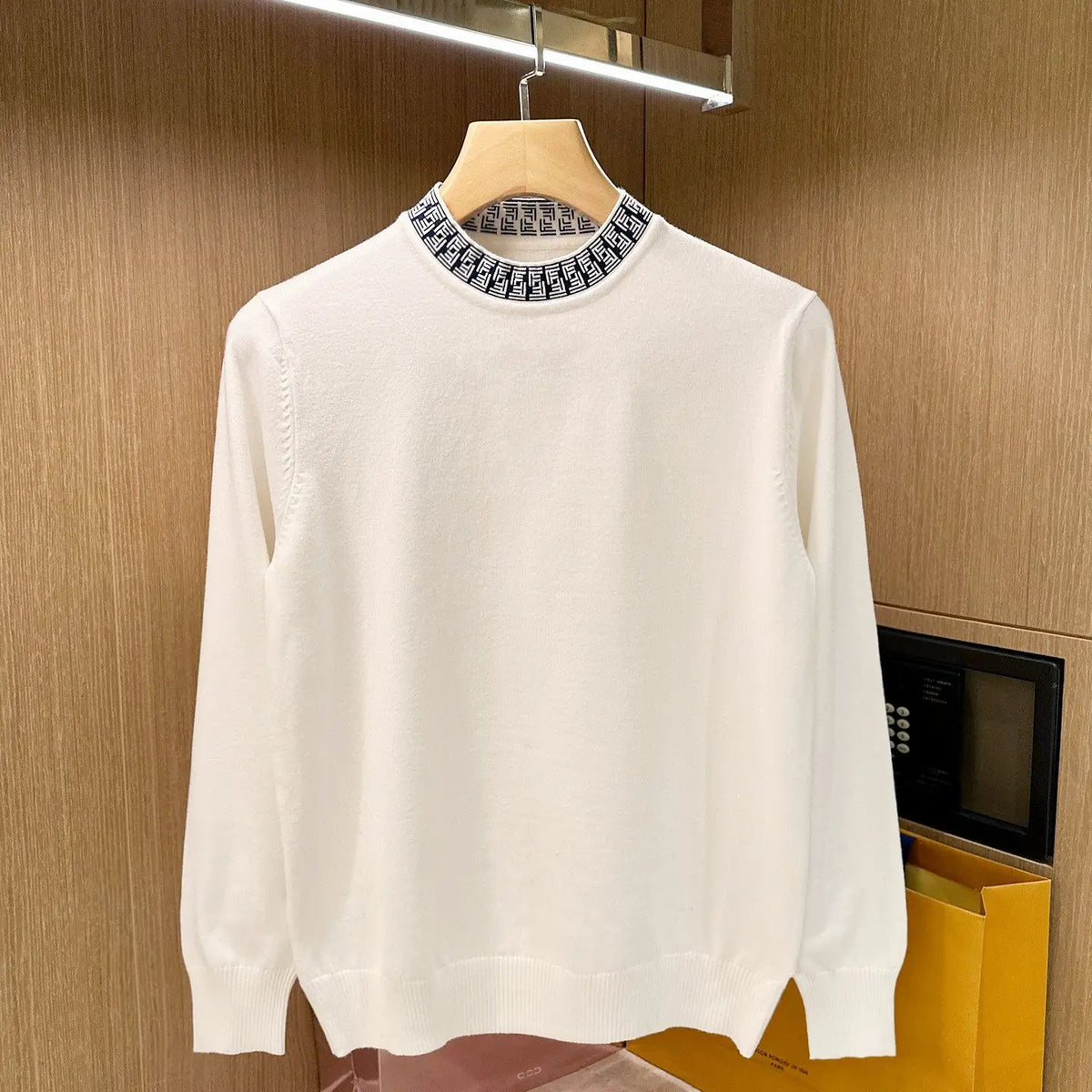 Mens Knit Pullover Sweater O Neck Autumn Winter Casual Wear